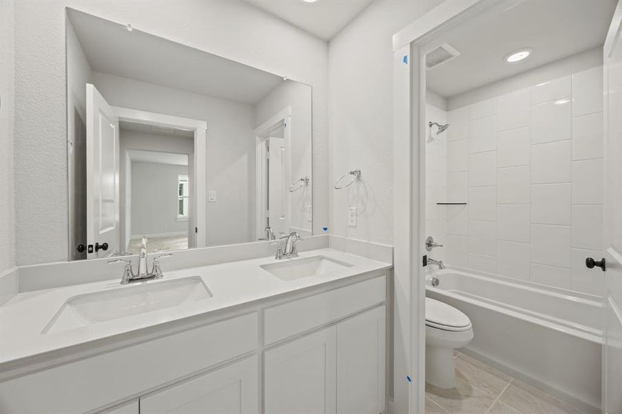 Furnished interior view inside a new home in North Square at Uptown, Celina (Image 13).