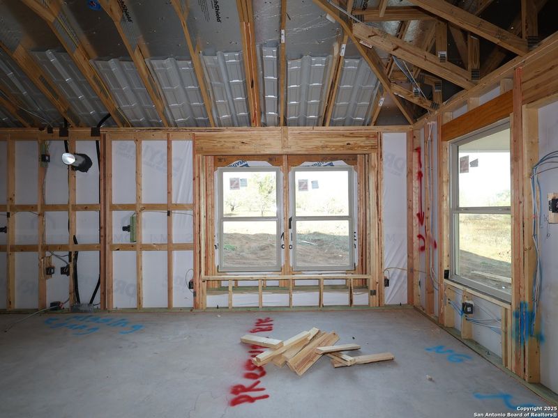 In-progress construction of a new home in Chaparral Ranch, Floresville, TX (Image 32). In-progress construction of a new home in Chaparral Ranch, Floresville, TX (Image 32).