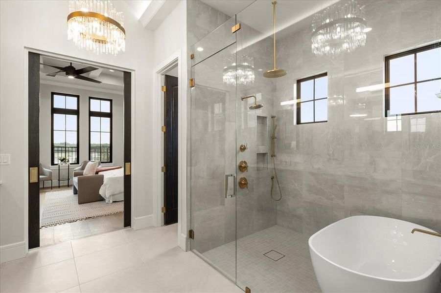 Furnished interior view inside a new home in , Montverde (Image 34).