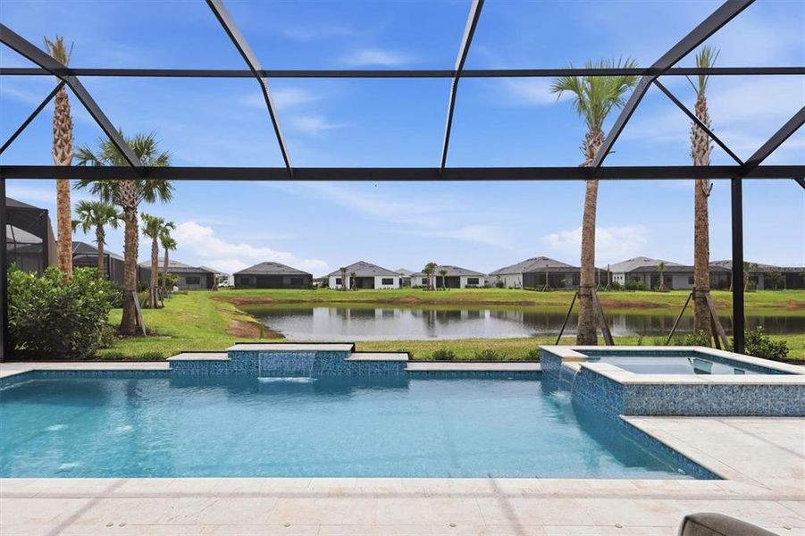 Exterior details and patio area of a home in Del Webb Catalina, Lakewood Ranch (Image 3).