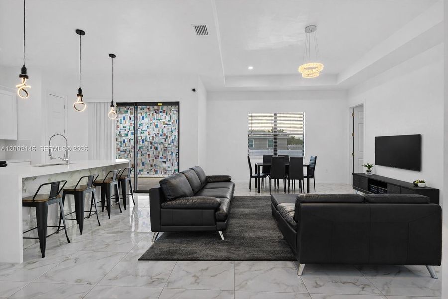 Furnished interior view inside a new home in , Lehigh Acres (Image 10).