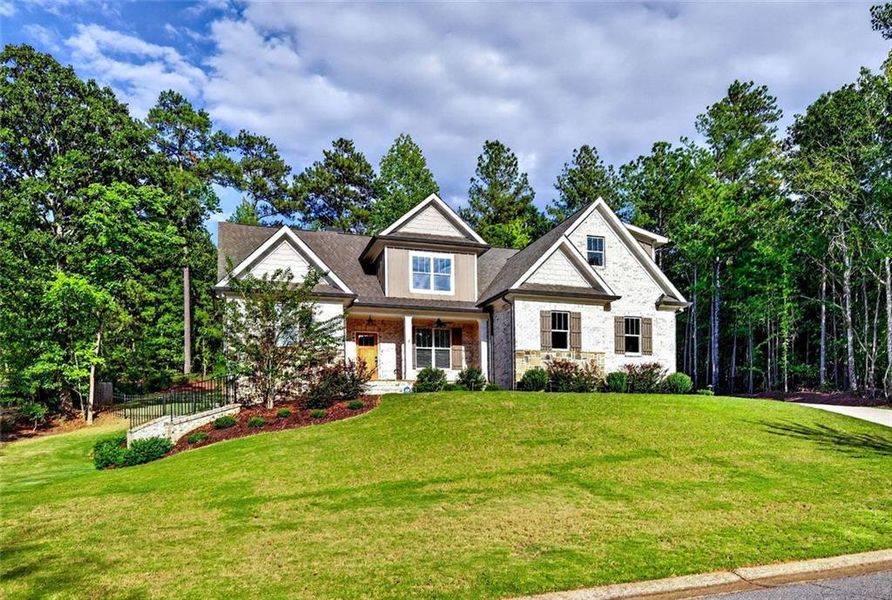 Front exterior of a new home in , Bishop, GA, highlighting curb appeal (Image 30).
