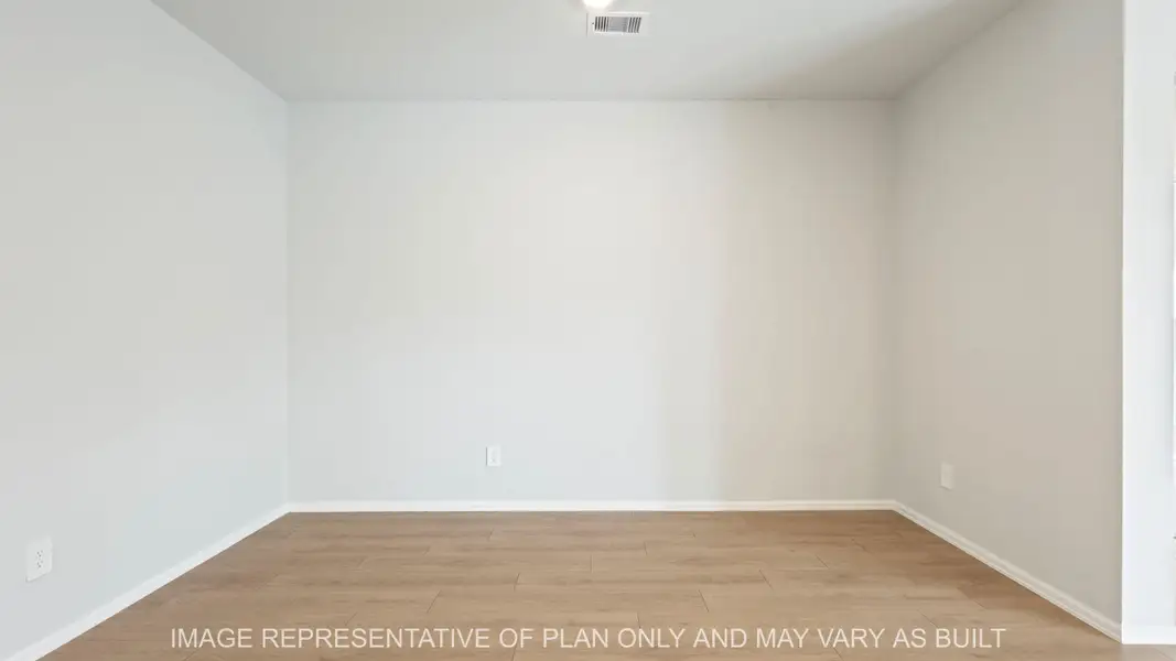 Representative unfurnished interior of a home built from the Easton by D.R. Horton in Wilkins Valley, Brenham (Image 8).