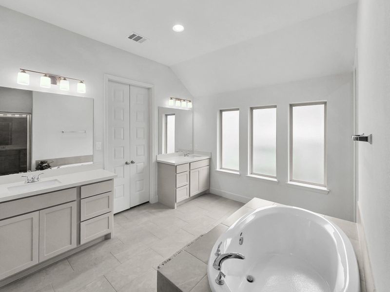 Furnished interior view inside a new home in Artavia, Conroe (Image 33).