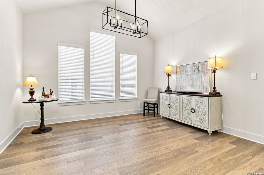 Furnished interior view inside a new home in Ventana - 60', Bulverde (Image 19).