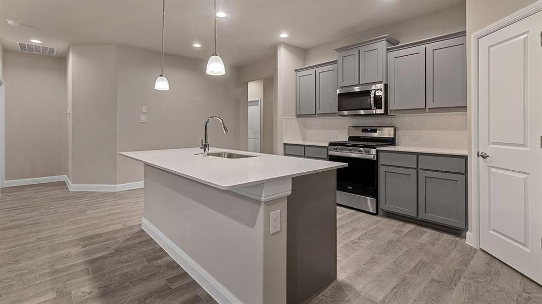 Furnished interior view inside a new home in Parkerville Meadows, DeSoto (Image 12).