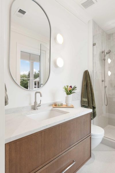 Furnished interior view inside a new home in , Mount Pleasant (Image 42).