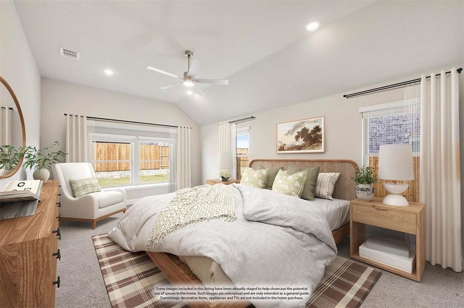 Furnished interior view inside a new home in Sonoma Verde, McLendon-Chisholm (Image 14).