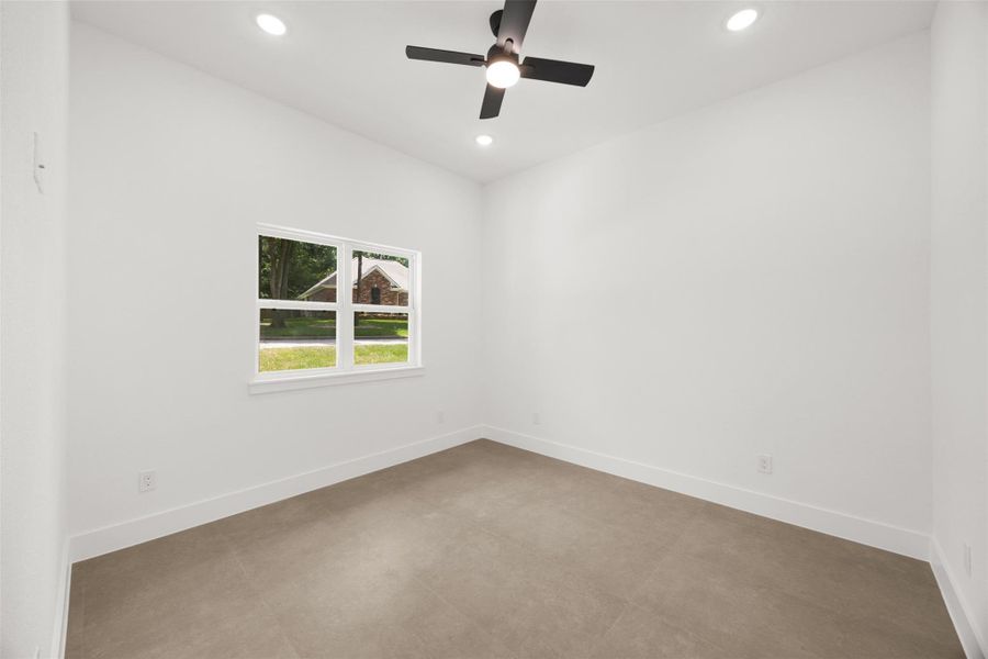 Private home office ideal for remote work, hobbies, or study space.