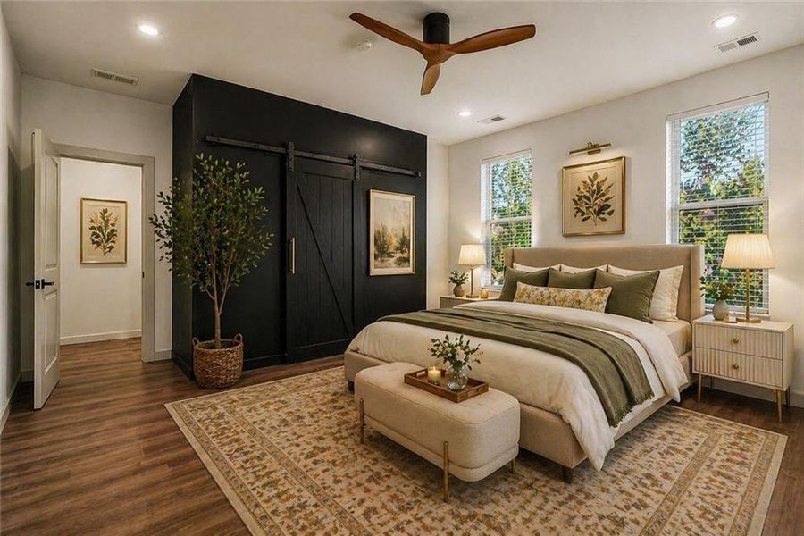 Furnished interior view inside a new home in , Conyers (Image 14).