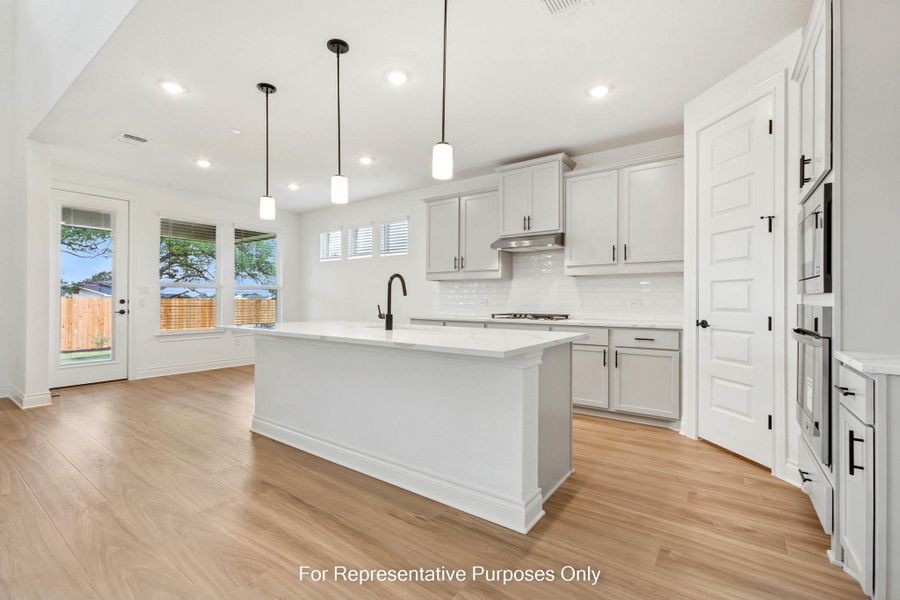 Furnished interior view inside a new home in Barksdale, Leander (Image 7). Furnished interior view inside a new home in Barksdale, Leander (Image 7).