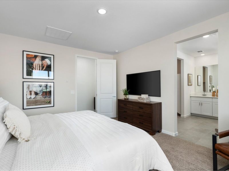 Bedroom in the Jubilee Floorplan at Silva Farms