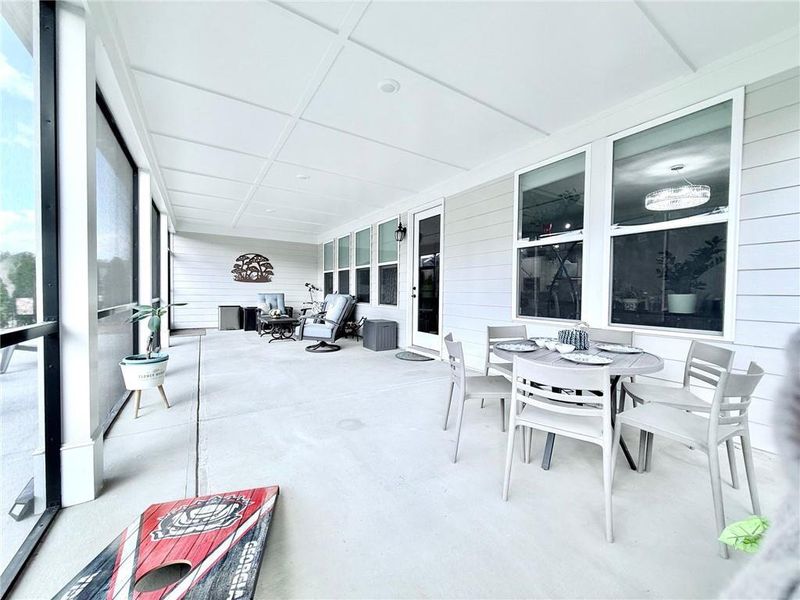 Exterior details and patio area of a home in , Hoschton (Image 3).