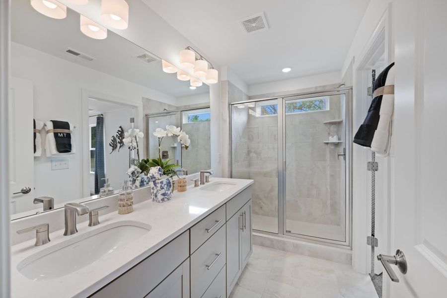 Furnished interior view inside a new home in Silverstone, Knightdale (Image 14).