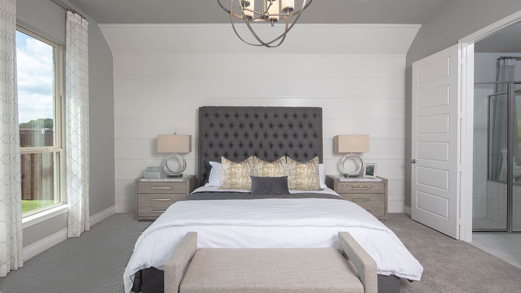 Furnished interior view inside a new home in Lariat 45', Liberty Hill (Image 20).