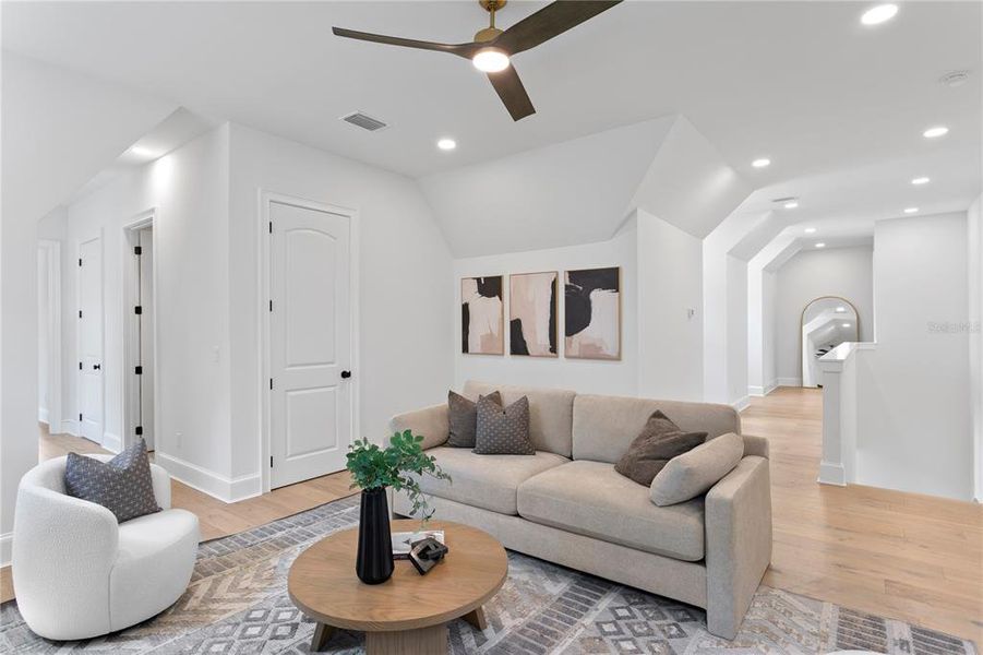 Furnished interior view inside a new home in , Tampa (Image 51).