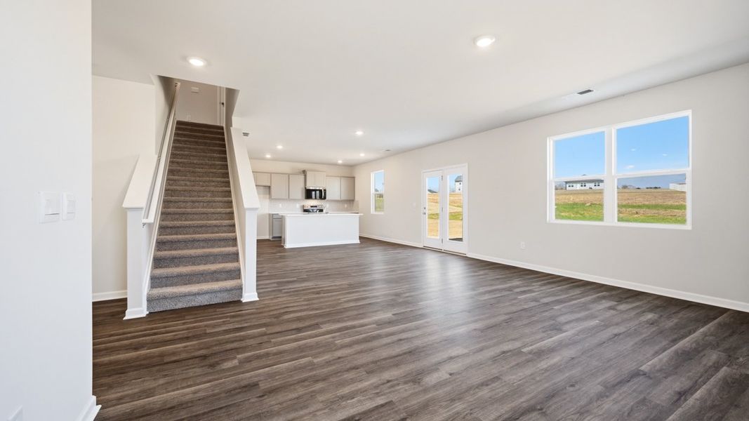 Representative unfurnished interior of a home built from the Flora by D.R. Horton in Fox Crossing, Griffin (Image 17).