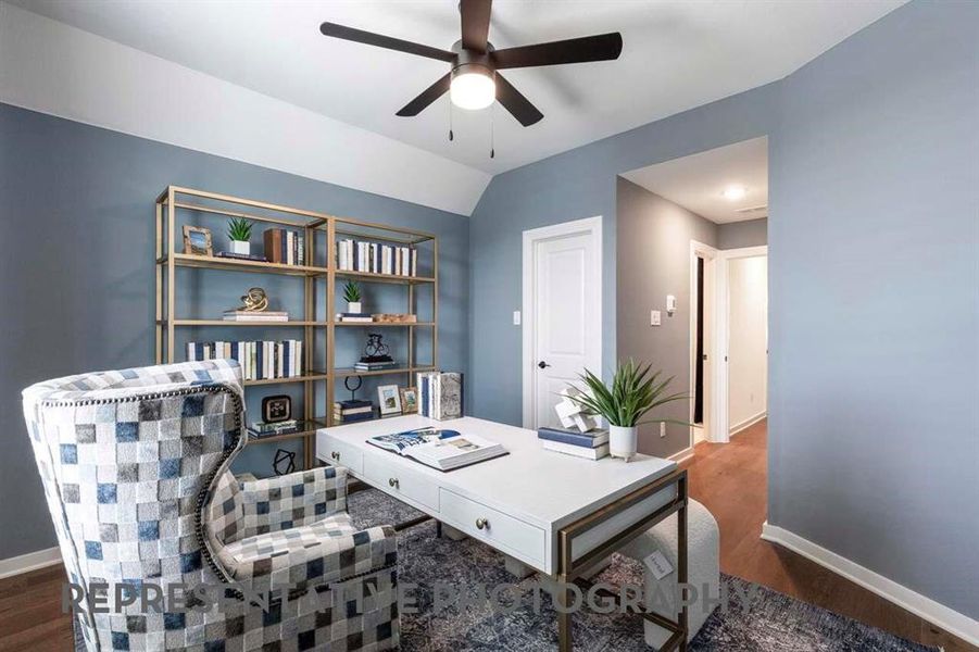 Furnished interior view inside a new home in Wellington, Haslet (Image 24).