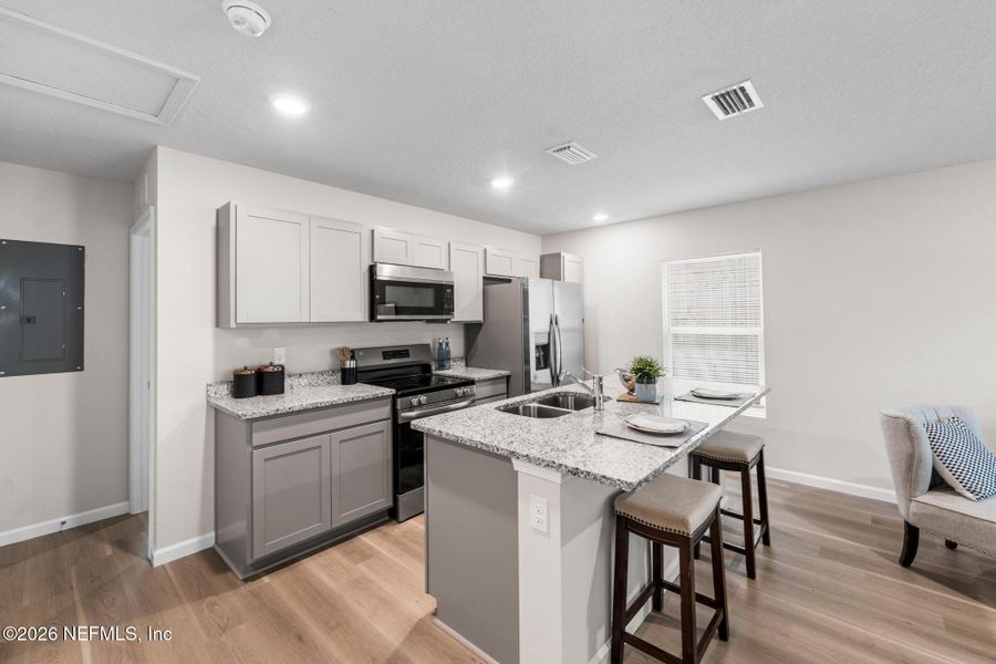 Furnished interior view inside a new home in , Jacksonville (Image 8).