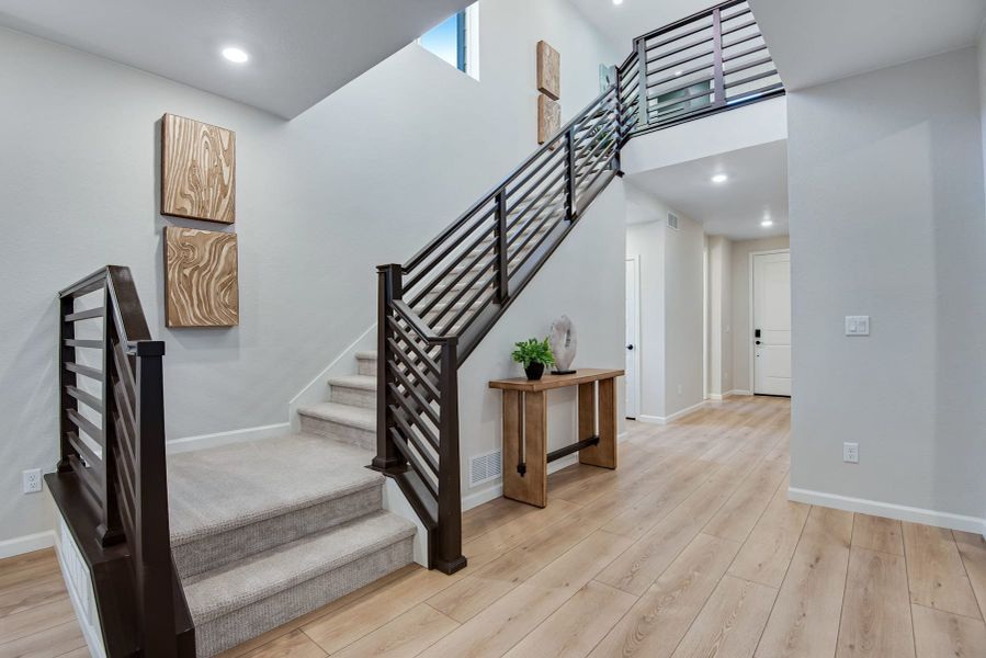 Furnished interior view inside a new home in Reunion, Commerce City (Image 42).