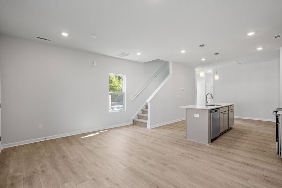 Spacious, unfurnished interior of a new home in Renaissance at White Oak, Garner (Image 13).