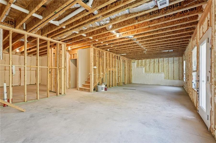 In-progress construction of a new home in Ivey Township, Dallas, GA (Image 52).