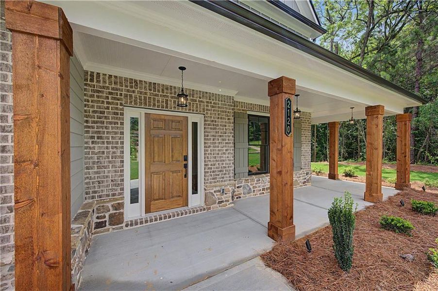 Exterior details and patio area of a home in , Kennesaw (Image 28).