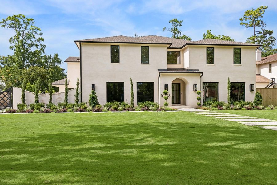 Front exterior of a new home in , Houston, TX, highlighting curb appeal (Image 2). Front exterior of a new home in , Houston, TX, highlighting curb appeal (Image 2).