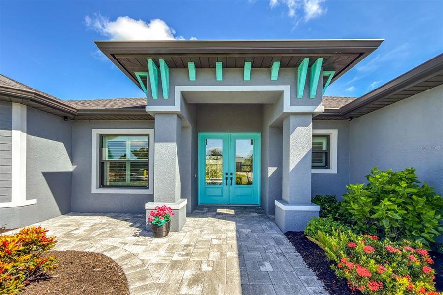 Exterior details and patio area of a home in , Rotonda West (Image 3).