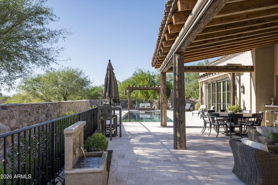 Water Feature - Covered Patio Water Feature - Covered Patio
