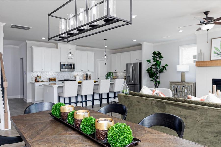 Furnished interior view inside a new home in Darlington, Loganville (Image 8).
