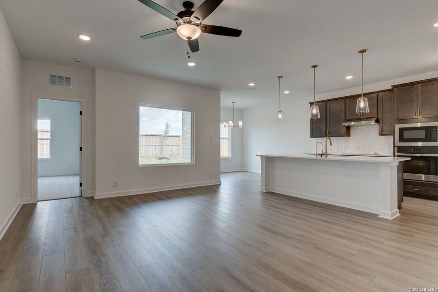Furnished interior view inside a new home in The Wilder, Adkins (Image 7).