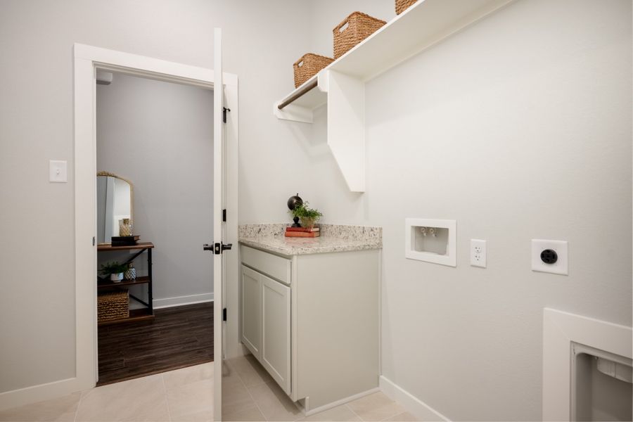 Representative furnished interior of a home built from the The Lily by Avonley Homes in Bonham Trace, Bryan (Image 9).