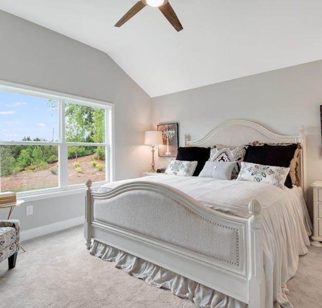 Representative furnished interior of a home built from the The Everleigh by Windsong Properties in Madeira, Acworth (Image 10).