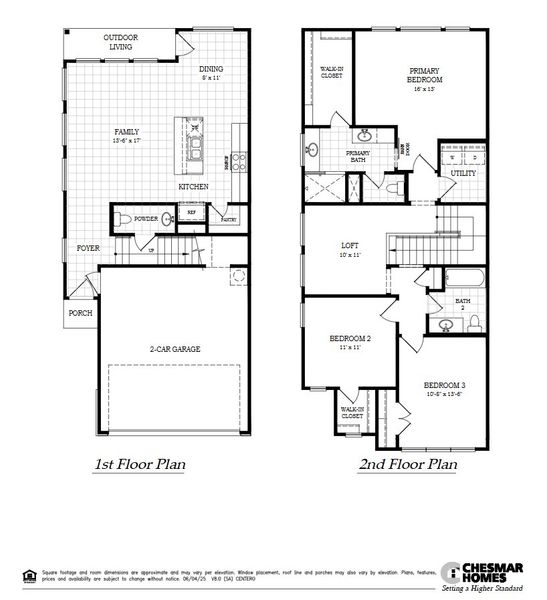 2D floor plan layout for the Balder – HD by Chesmar Homes in Prominence – Now Selling, San Antonio, TX (Image 3). 2D floor plan layout for the Balder – HD by Chesmar Homes in Prominence – Now Selling, San Antonio, TX (Image 3).