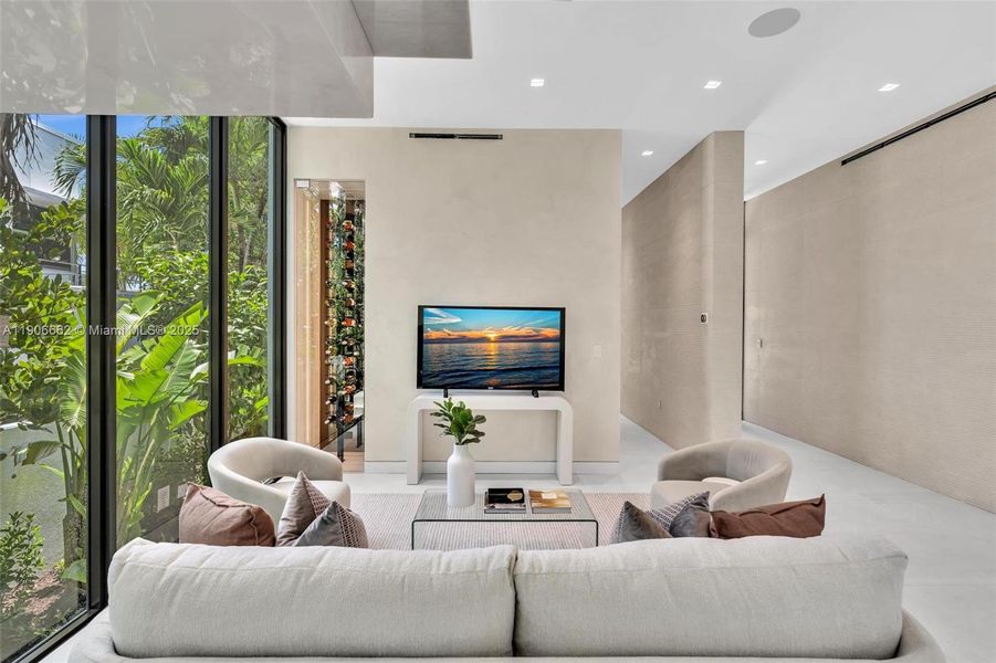 Furnished interior view inside a new home in , Miami Beach (Image 10).