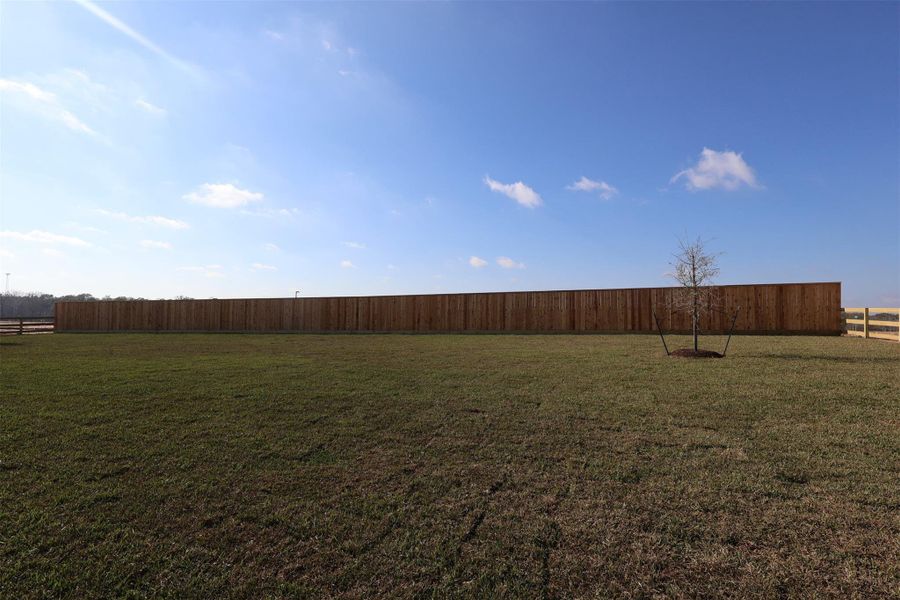 Exterior details and patio area of a home in Lone Star Landing, Montgomery (Image 3). Exterior details and patio area of a home in Lone Star Landing, Montgomery (Image 3).