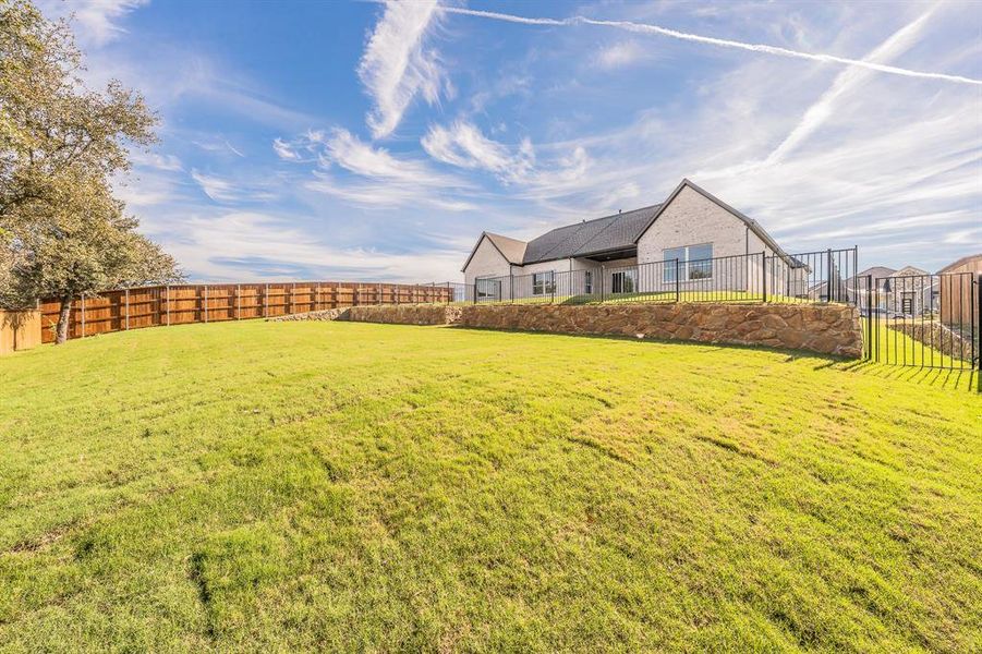 Exterior details and patio area of a home in , Haslet (Image 3). Exterior details and patio area of a home in , Haslet (Image 3).
