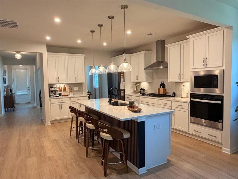 Furnished interior view inside a new home in Wehunt Meadows, Hoschton (Image 6).