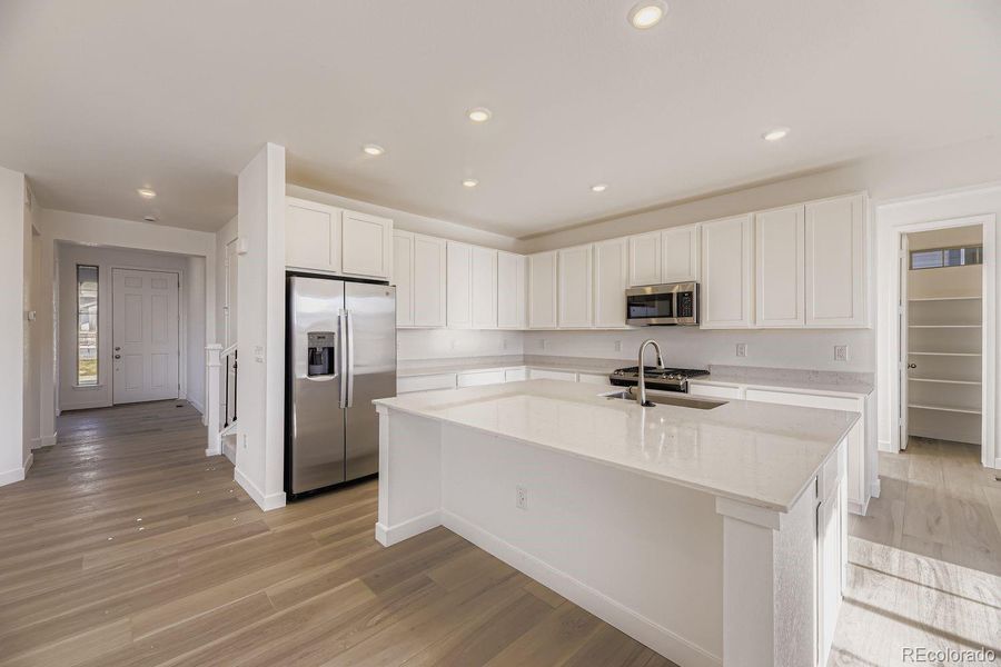Furnished interior view inside a new home in Red Rocks Ranch: The Monarch Collection, Morrison (Image 7).