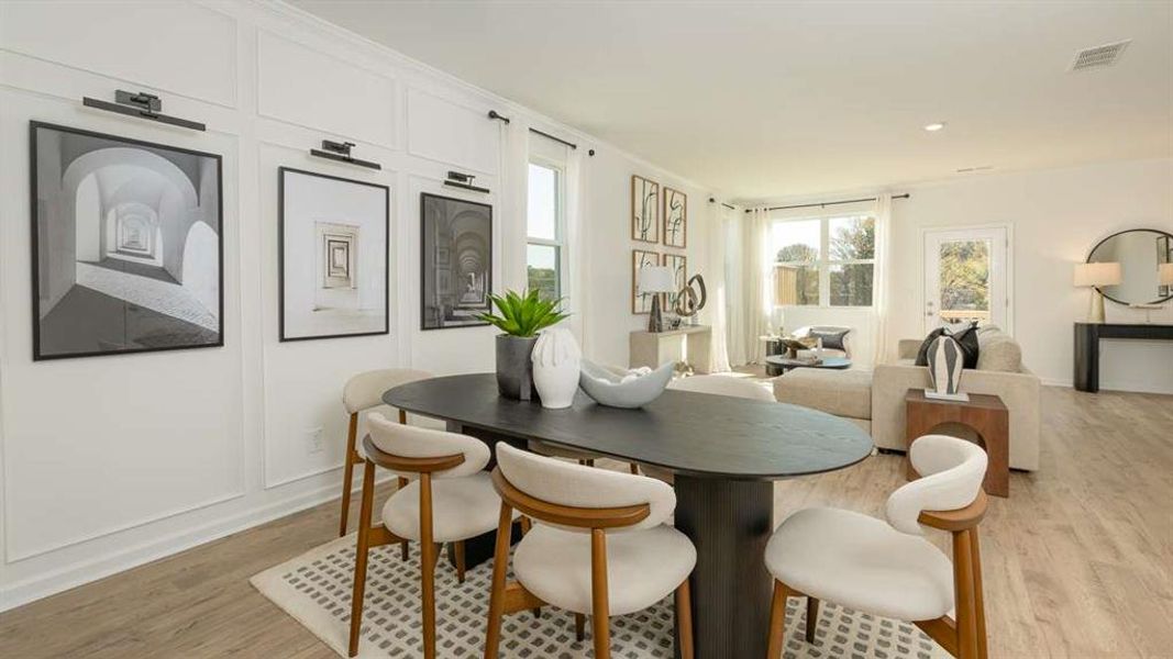 Furnished interior view inside a new home in Mableton Station, Mableton (Image 14).