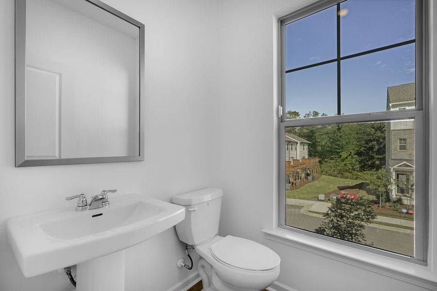 Furnished interior view inside a new home in Hampton Trace, Marietta (Image 7).