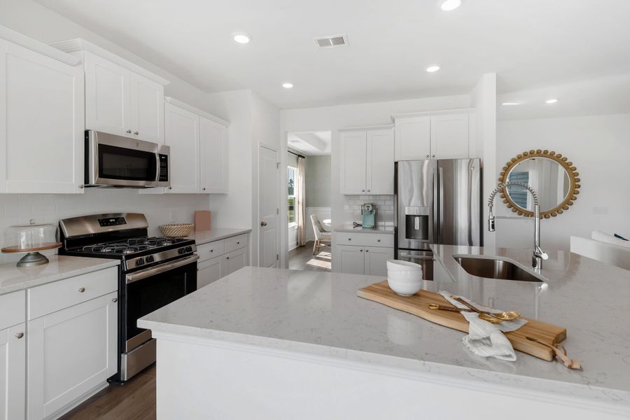 Furnished interior view inside a new home in Sweetgrass at Summers Corner, Summerville (Image 11).