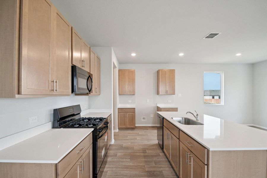 Furnished interior view inside a new home in Cloverleaf, Austin (Image 8).