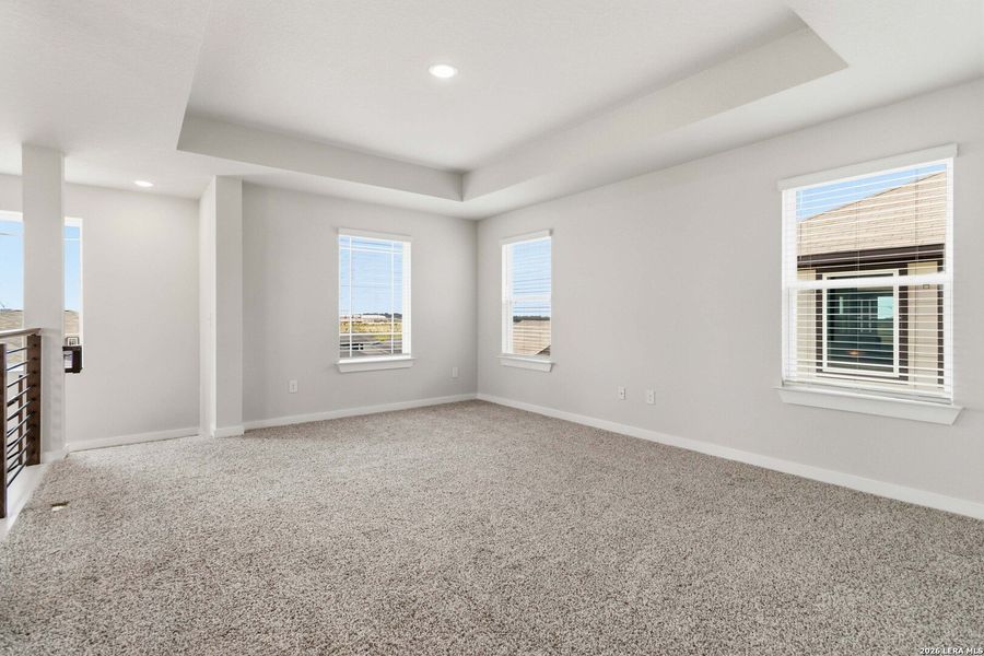 Spacious, unfurnished interior of a new home in Hunters Ranch, San Antonio (Image 27). Spacious, unfurnished interior of a new home in Hunters Ranch, San Antonio (Image 27).