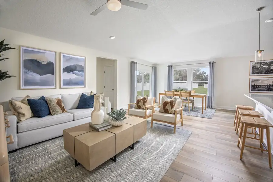 Representative furnished interior of a home built from the 1638 Modeled by KB Home in Seaton Hollow, Jacksonville (Image 4).