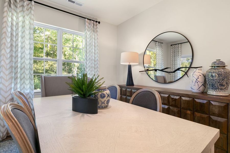 Representative furnished interior of a home built from the BOOTH by D.R. Horton in Gretchen Pines, West End (Image 27).