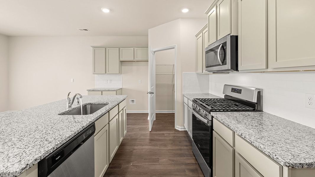 Furnished interior view inside a new home in Highland Hills, Graniteville (Image 5).