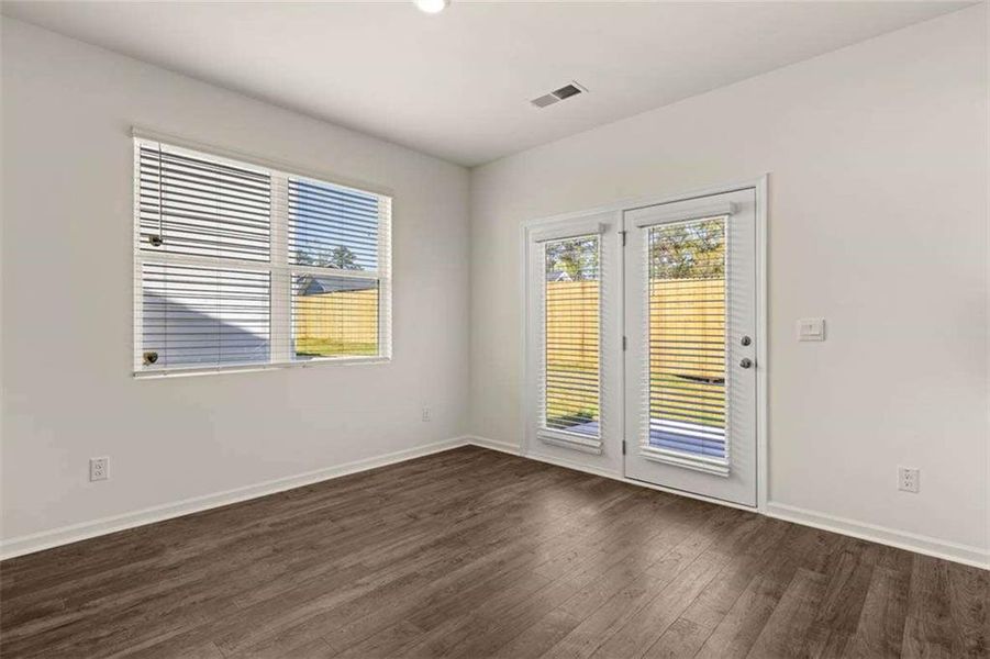 Spacious, unfurnished interior of a new home in Oakchase at Hampton, Hampton (Image 24).