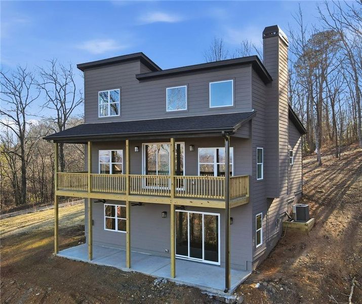 Exterior details and patio area of a home in , Ranger (Image 29).